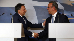 Ο Θ. Πελαγίδης στο υπ. Οικονομικών: Στόχος να παραδώσω άθικτη την ελληνική οικονομία