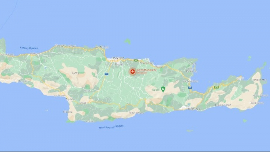 Κρήτη: Σημαντικές ζημιές από τον ισχυρό σεισμό 5,8 Ρίχτερ στο νομό Ηρακλείου