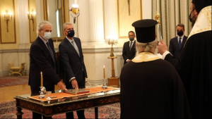 Ολοκληρώθηκε η τελετή ορκωμοσίας της ηγεσίας του υπ. Κλιματικής Κρίσης και Πολιτικής Προστασίας