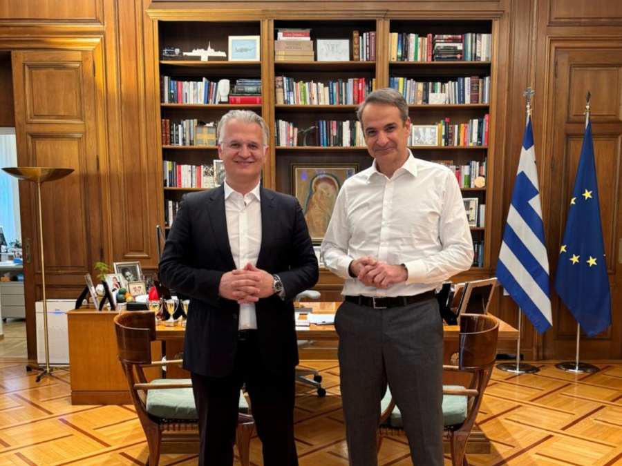 Συνάντηση Μητσοτάκη - Πτωχού για την αναπτυξιακή πορεία της Πελοποννήσου