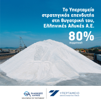 Υπερταμείο: Εξαγόρασε το 24,81% των μετοχών της Ελληνικές Αλυκές