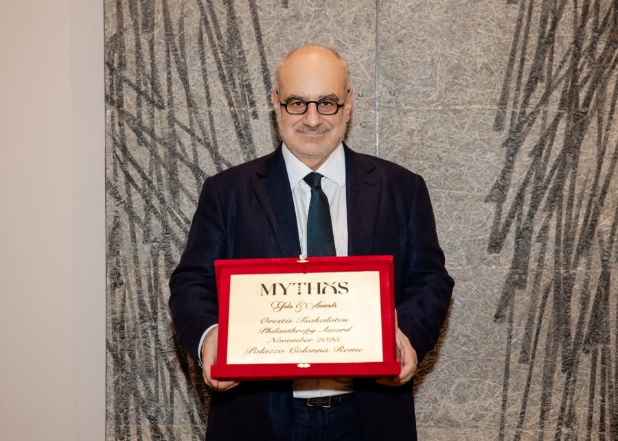 Με το Philanthropy Award τιμήθηκε ο πρόεδρος του ομίλου Qualco, Ορέστης Τσακαλώτος