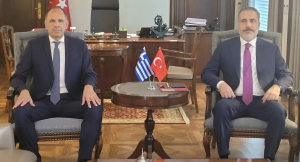 Συνάντηση Γιώργου Γεραπετρίτη - Χακάν Φιντάν