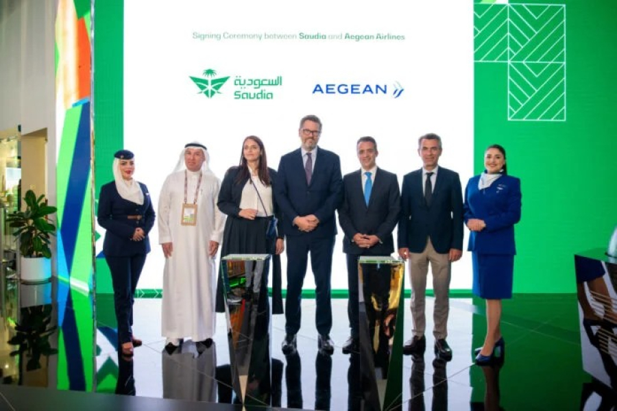 Συνεργασία AEGEAN και Saudia για το Arabian Travel Market 2024