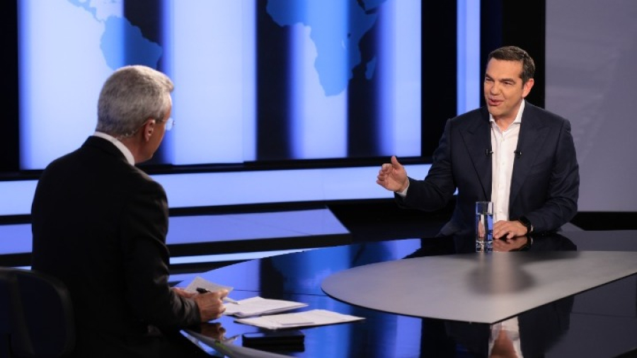 Τσίπρας: Το βράδυ των εκλογών πρώτο και τρίτο κόμμα θα μπορούν να σχηματίσουν κυβέρνηση