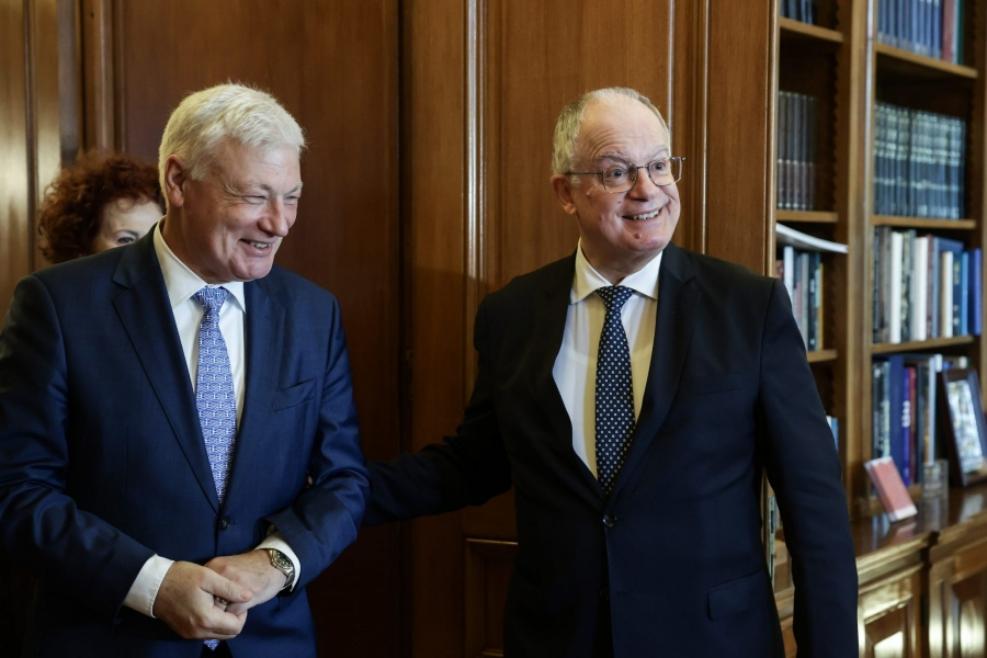 Συνάντηση με τον πρόεδρο του Κοινοβουλίου του Λουξεμβούργου Κλόντ Βίζελερ είχε ο ΠτΔ Τασούλας