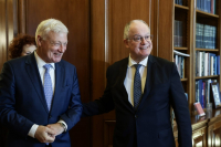 Συνάντηση με τον πρόεδρο του Κοινοβουλίου του Λουξεμβούργου Κλόντ Βίζελερ είχε ο ΠτΔ Τασούλας