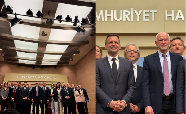 Στο συνέδριο του CHP στην Άγκυρα οι Δούκας και Παπανδρέου