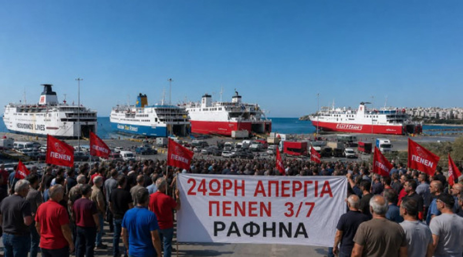 Ραφήνα: Ακυρώσεις δρομολογίων την Παρασκευή 3 Ιουλίου - 24ωρη απεργία των ναυτεργατών