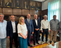 Συνάντηση του Δ. Μαρκόπουλου με τον Πρόεδρο και αντιπροσωπεία του Εμπορικού Συλλόγου Αθηνών
