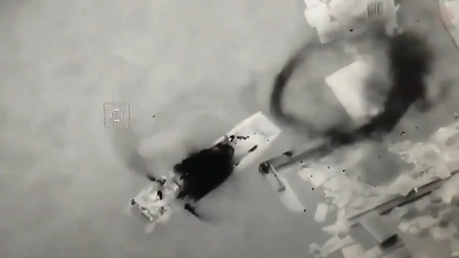 Ουκρανία: Χτύπημα με drone σε ρωσικό ελικόπτερο Mi8