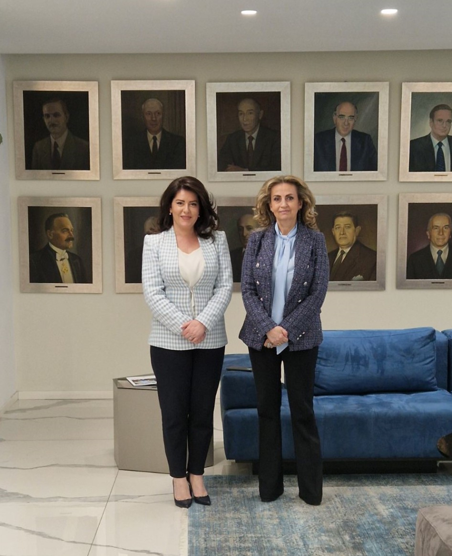 Συνάντηση της προέδρου του ΕΒΕΑ με την πρέσβη της Αλβανίας