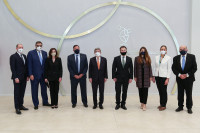 Επίσκεψη του Προέδρου της ΔΟΕ, Τόμας Μπαχ, στο Ολυμπιακό Μουσείο Αθήνας