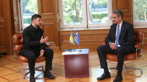 Συνάντηση Μητσοτάκη - Ζελένσκι στο Μέγαρο Μαξίμου -Συζητήθηκαν οι εξελίξεις στην Ουκρανία