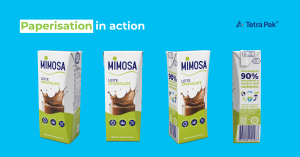 Tetra Pak και Lactogal μειώνουν το αποτύπωμα άνθρακα των χάρτινων ασηπτικών συσκευασιών γάλακτος κατά το 1/3