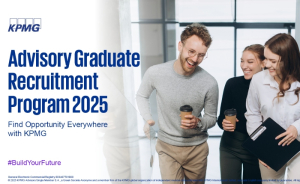 Το KPMG Advisory, Tax &amp; Legal Graduate Recruitment Program για το έτος 2025 μόλις άρχισε