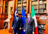 Μ. Βαρβιτσιώτης: Με την Ιταλία μοιραζόμαστε, εκτός από τις ίδιες θέσεις, και ίδια προβλήματα