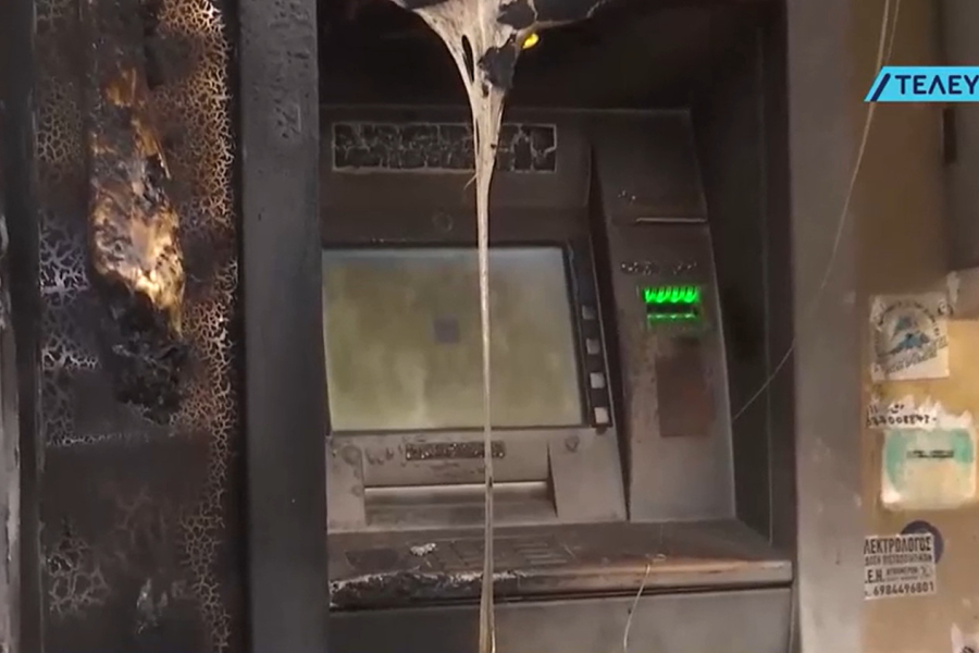 Έκρηξη σε μηχάνημα ανάληψης χρημάτων στα Σεπόλια