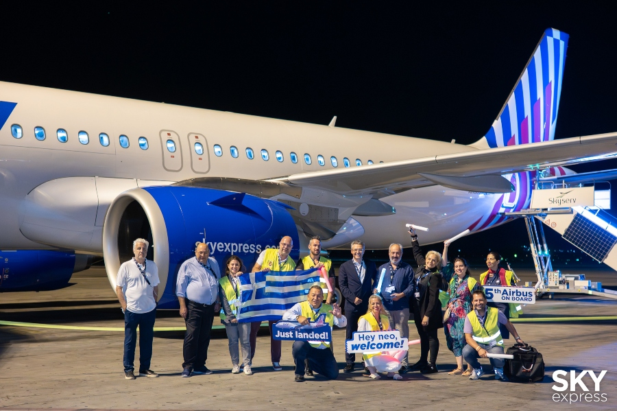 SKY express: Προσθήκη του Airbus, ενισχύοντας τον νεότερο στόλο αεροπορικής στην Ελλάδα