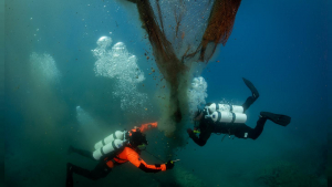 Σχεδόν 18,5 τόνοι δίχτυα «φαντάσματα» απομακρύνθηκαν από τον βυθό της Ιθάκης