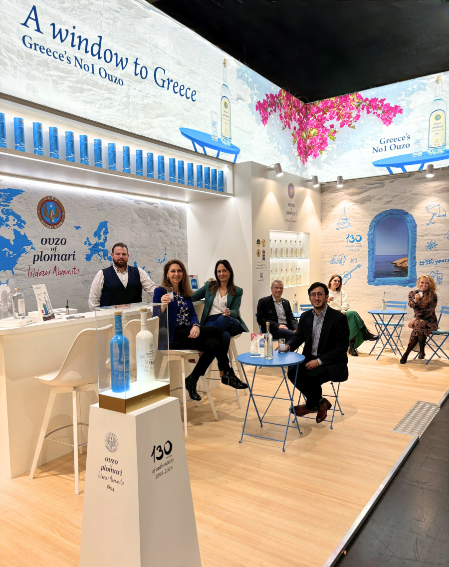 Ούζο Πλωμαρίου: Για 12η συνεχή χρονιά στη διεθνή έκθεση ProWein 2024