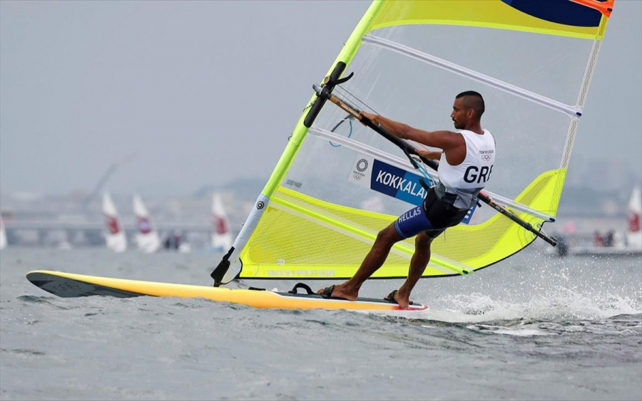Ολυμπιακοί Αγώνες: Ενδέκατος ο Κοκκαλάνης στα RS:X, εκτός κούρσας μεταλλίων
