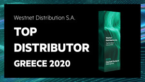 Westnet: Βραβεύτηκε ως «Top Distributor 2020» από την Hewlett Packard Enterprise