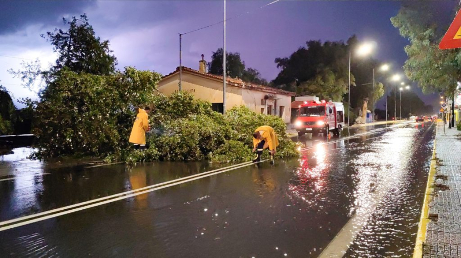 Εύβοια: Σοβαρά προβλήματα λόγω της κακοκαιρίας