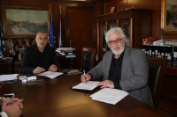 Μνημόνιο συνεργασίας δήμου Πειραιά - Πανεπιστημίου Πειραιά για το &quot;Europe Direct&quot;