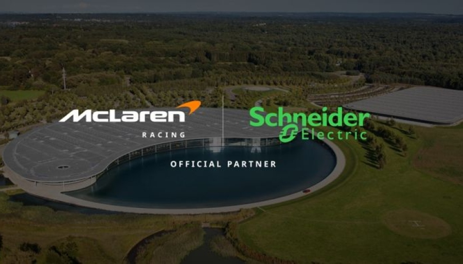 Schneider Electric: Επίσημος συνεργάτης της McLaren Racing στον τομέα της ενεργειακής τεχνολογίας