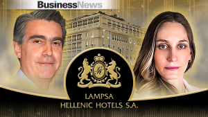 Ο Θανάσης Λασκαρίδης (αριστερά) και η Χλόη Λασκαρίδη (δεξιά).