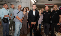 Νέος απτικός χάρτης με γραφή Braille για άτομα με οπτική αναπηρία στο Μετρό «Σύνταγμα»