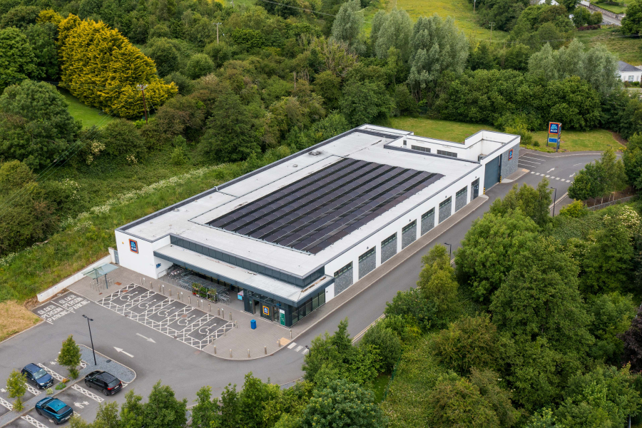 Greenvolt Next: Εγκατάσταση φωτοβολταϊκών 6,3 MW σε 44 καταστήματα της Aldi στην Ιρλανδία