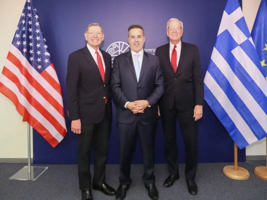 Συνάντηση του Στ. Παπασταύρου με αντιπροσωπεία του Κογκρέσου των ΗΠΑ