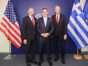Συνάντηση του Στ. Παπασταύρου με αντιπροσωπεία του Κογκρέσου των ΗΠΑ