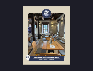 Θεσσαλονίκη: Το “Valenio Coffee Roastery” ανάμεσα στα κορυφαία coffee shops της Ευρώπης.