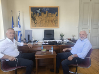 Συνάντηση του Προέδρου του ΕΕΣΥΜ, Π. Φραντζέσκου, με τον Γενικό Γραμματέα Αιγαίου &amp; Νησιωτικής Πολιτικής