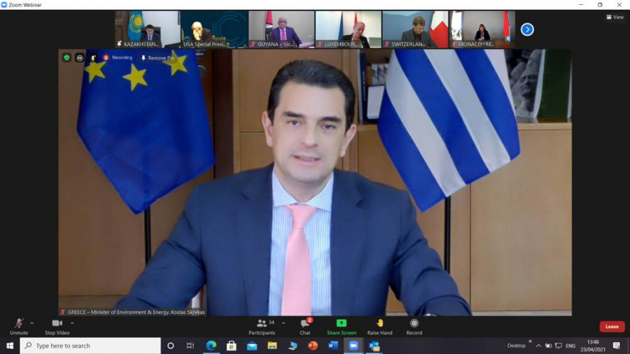 Σκρέκας σε Σύνοδο Ηγετών για το κλίμα: Η Ελλάδα υλοποιεί ένα από τα πλέον εμπροσθοβαρή σχέδια