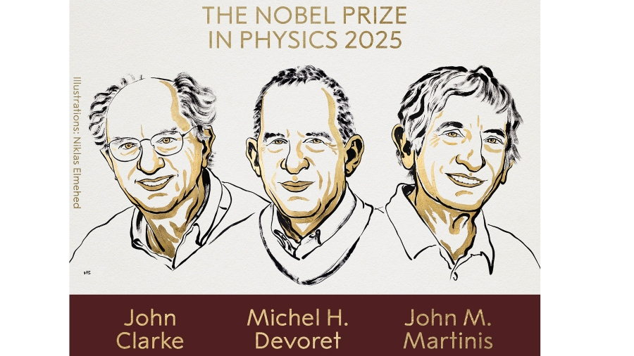 Νόμπελ Φυσικής 2025: Οι Κλαρκ, Ντεβορέ και Μαρτίνις τιμήθηκαν με το βραβείο