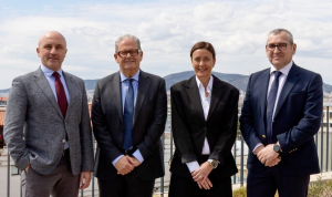 Από αριστερά: Vladimir Janevski, Melo Hili, Simona Mancinelli, Petre Tintoi