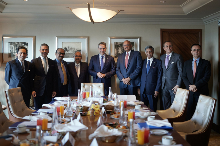 Μητσοτάκης με Συνομοσπονδία Ινδικής Βιομηχανίας - Η ίδρυση ελληνο-ινδικού επιμελητηρίου στο επίκεντρο