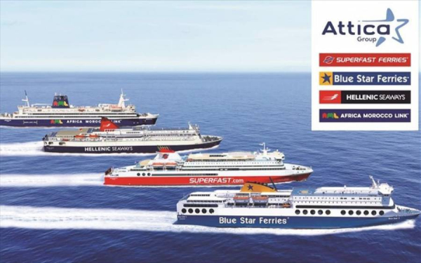 Attica Group: Κύκλος εργασιών €326,6 εκατ. στο πρώτο εξάμηνο - Επενδύσεις €46,5 εκατ. για βιώσιμη ανάπτυξη
