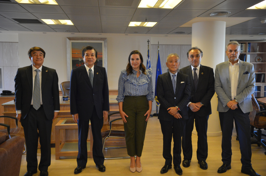 Όλ. Κεφαλογιάννη: Συνάντηση με τον νέο πρόεδρο του Ιαπωνο-Ελληνικού Συνδέσμου