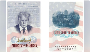 ΗΠΑ: Διαβατήρια με την εικόνα του Ντόναλντ Τραμπ θα κυκλοφορήσουν σε περιορισμένο αριθμό