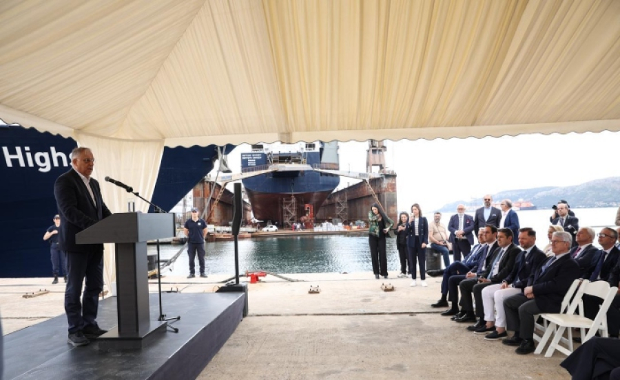 Ο Υπουργός Ανάπτυξης στην επετειακή εκδήλωση «700 πλοία - Ένα όραμα» της ONEX στα Ναυπηγεία Ελευσίνας