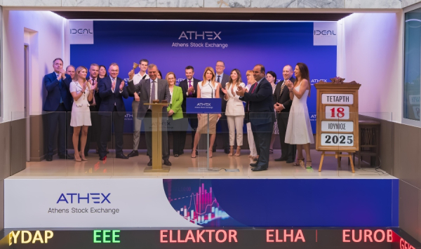 IDEAL Holdings: Χτύπησε το καμπανάκι στο Χρηματιστήριο Αθηνών