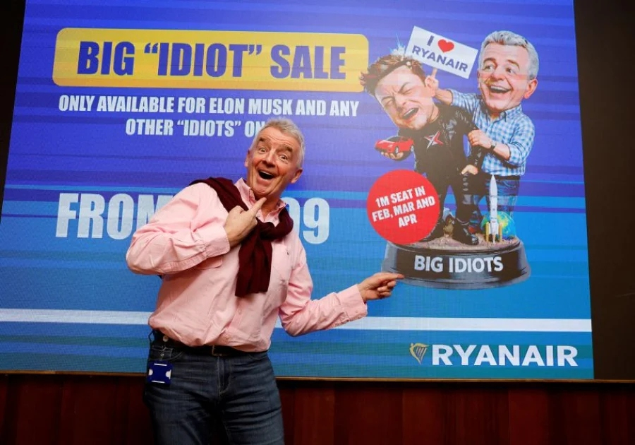 Μάικλ Ο’ Λίρι: Η Ryanair δεν πρόκειται να επιβάλλει πρόσθετη χρέωση καυσίμων