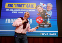 Μάικλ Ο’ Λίρι: Η Ryanair δεν πρόκειται να επιβάλλει πρόσθετη χρέωση καυσίμων