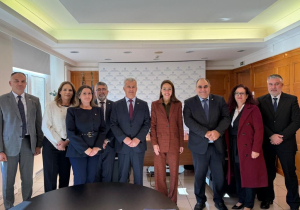 Συνάντηση Δόμνας Μιχαηλίδου με τον Κύπριο υπ. Δικαιοσύνης και Δημόσιας Τάξης- Στο επίκεντρο η ισότητα και η έμφυλη βία