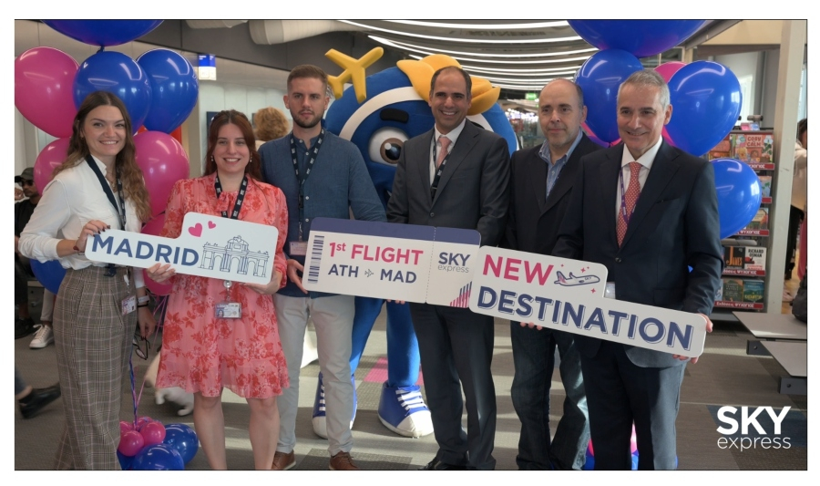 SKY express: Δεύτερος προορισμός στην Ιβηρική με τη νέα απευθείας πτήση Αθήνα – Μαδρίτη